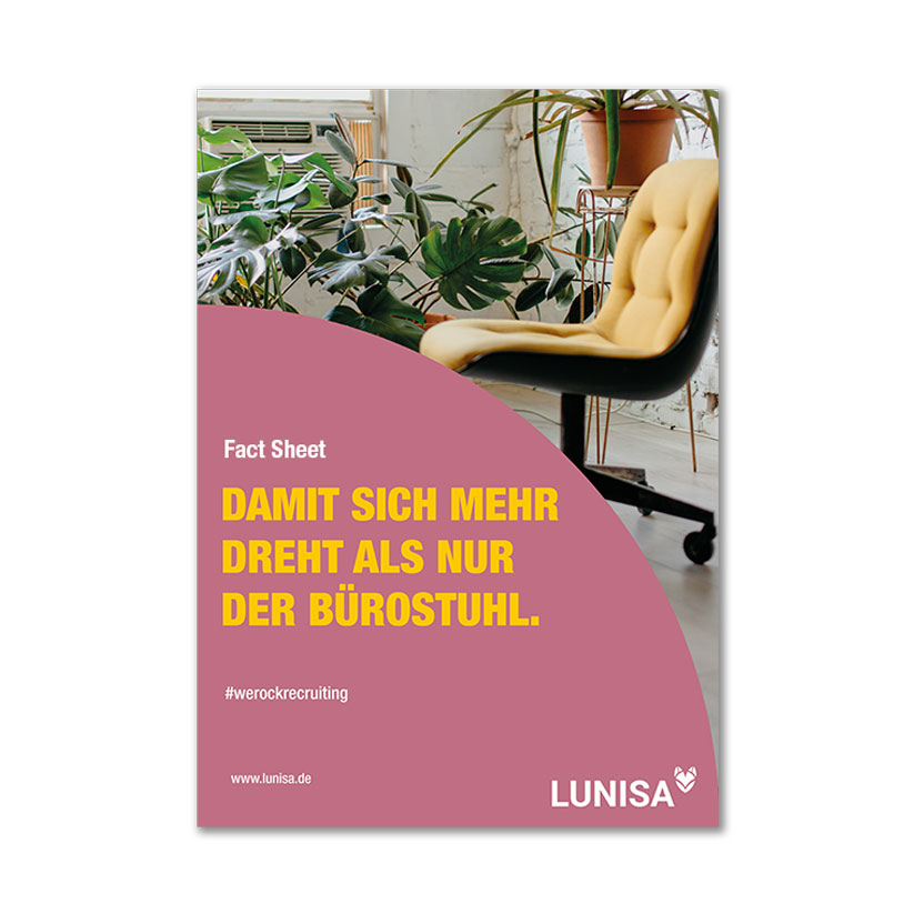 Factsheet Personalvermittlung LUNISA